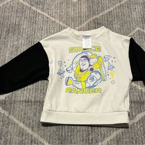 Disney Store Toy Story Buzz Lightyear Sweatshirt size 4